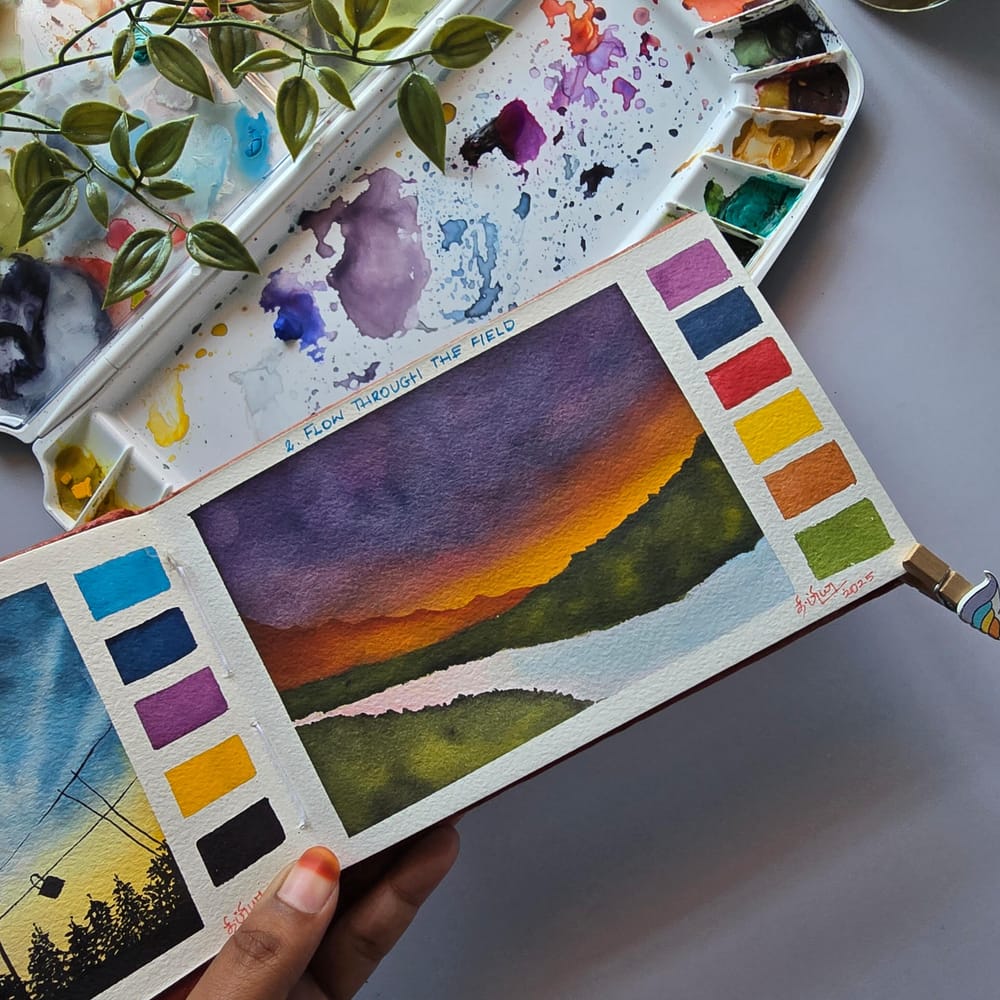 15 days with watercolor - image 2 - student project