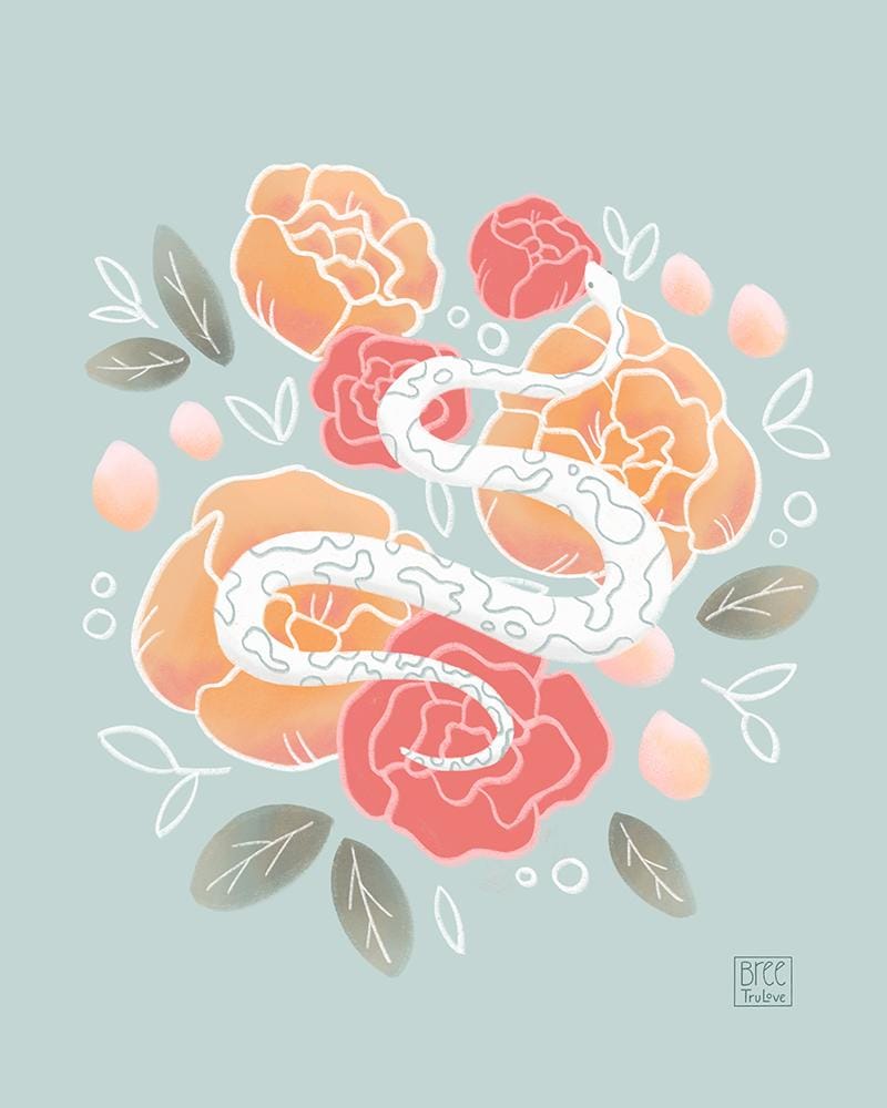 Floral with Snake - image 1 - student project