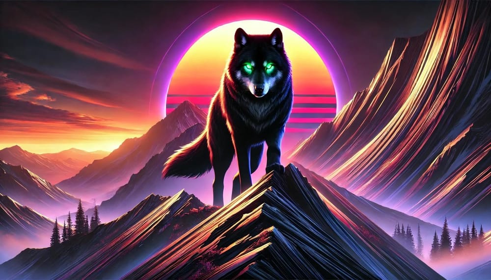 Dark Wold with Green Eyes - image 1 - student project