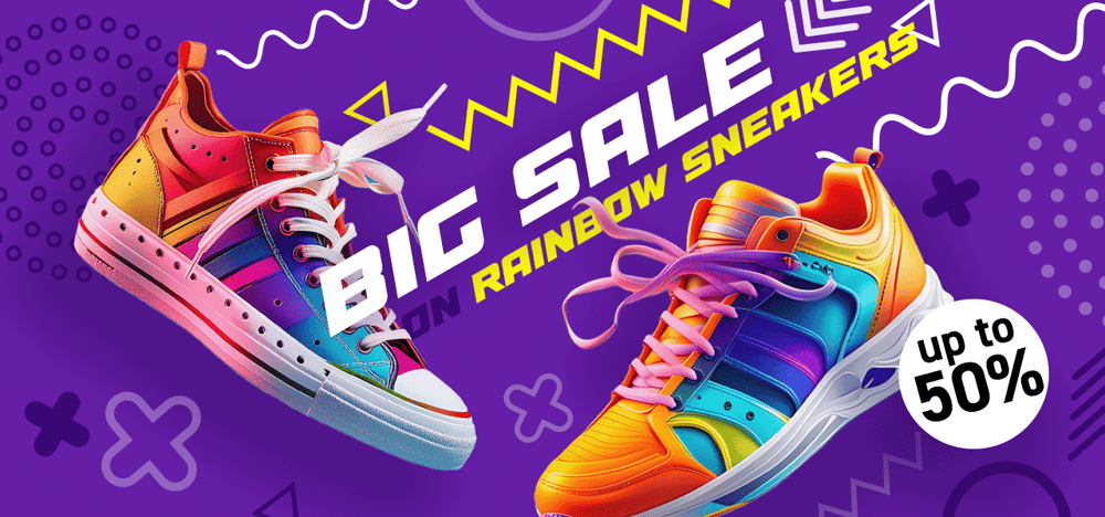 Rainbow Sneakers - image 2 - student project