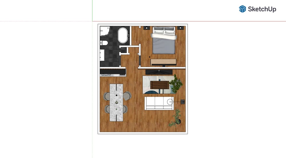 Simple 1 Bedroom - image 1 - student project
