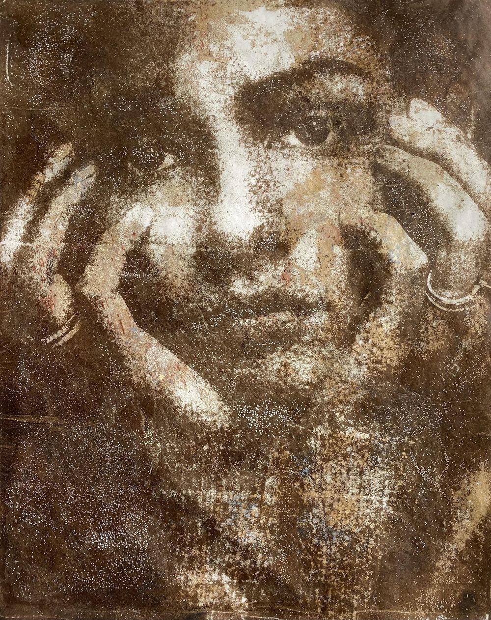 Gelli Printing Atmospheric Backgrounds - image 2 - student project