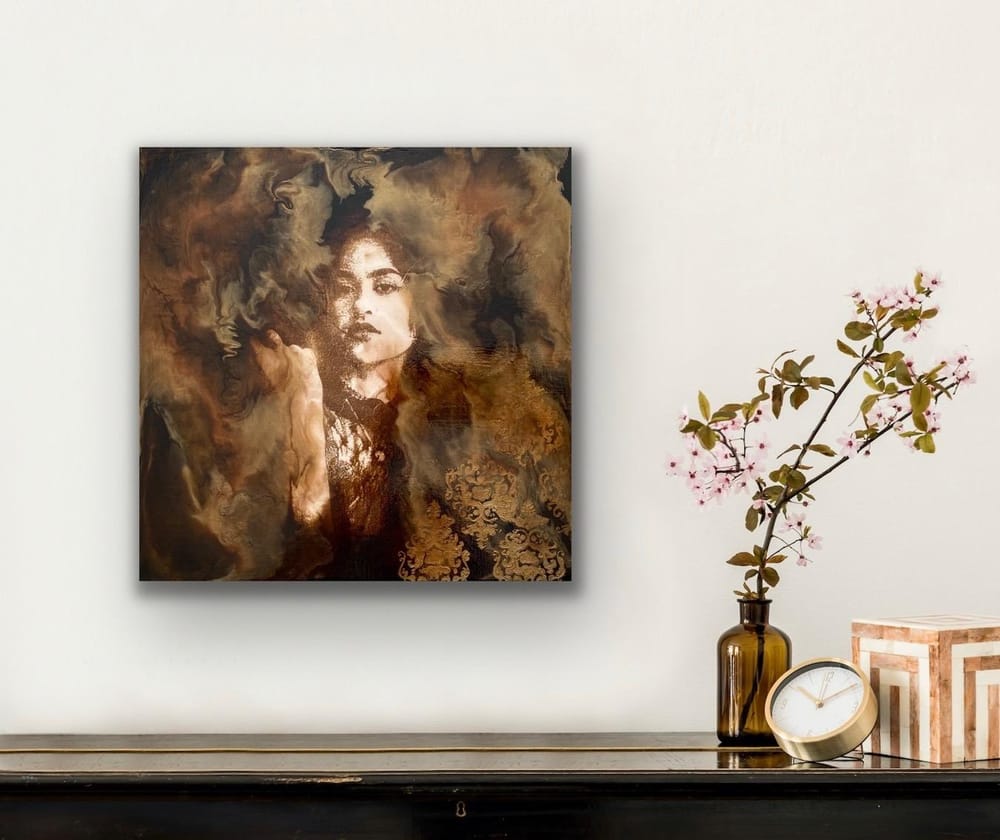 Create a Portrait Painting with No Drawing - image 2 - student project