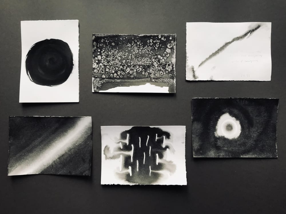 Abstract ink painting - image 1 - student project