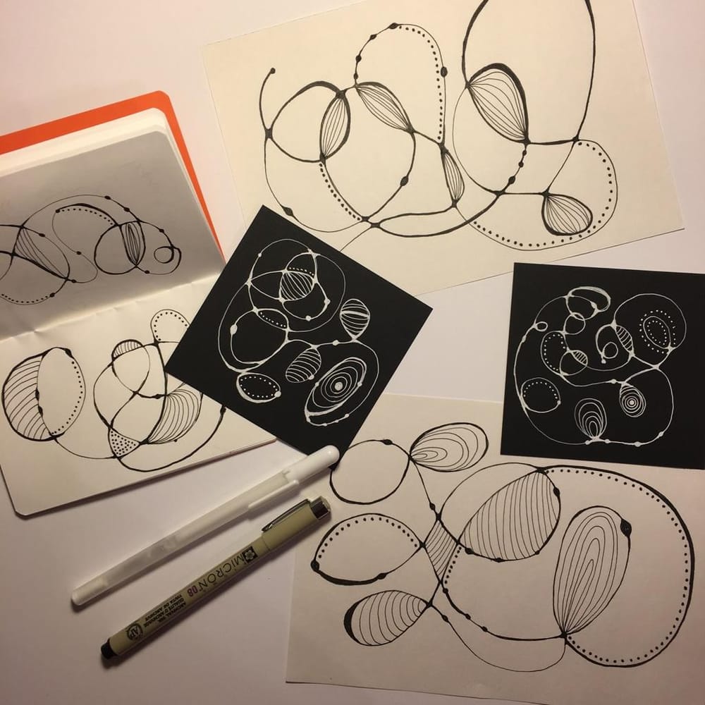 Neurographic Art Black & White - image 1 - student project