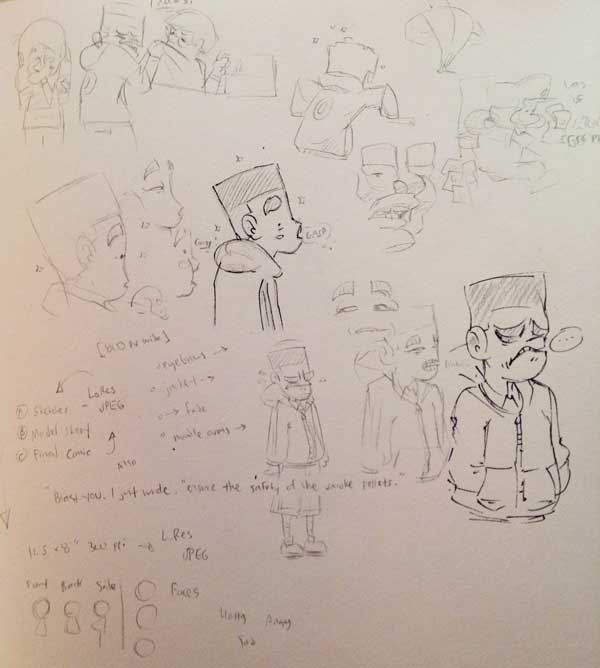 [Brian Shepard] Self Comicification - image 2 - student project
