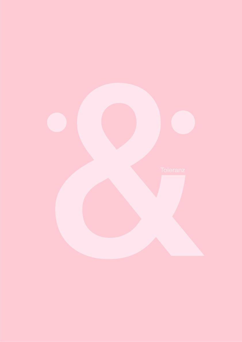 "&" (Tolerance Posters) - image 1 - student project