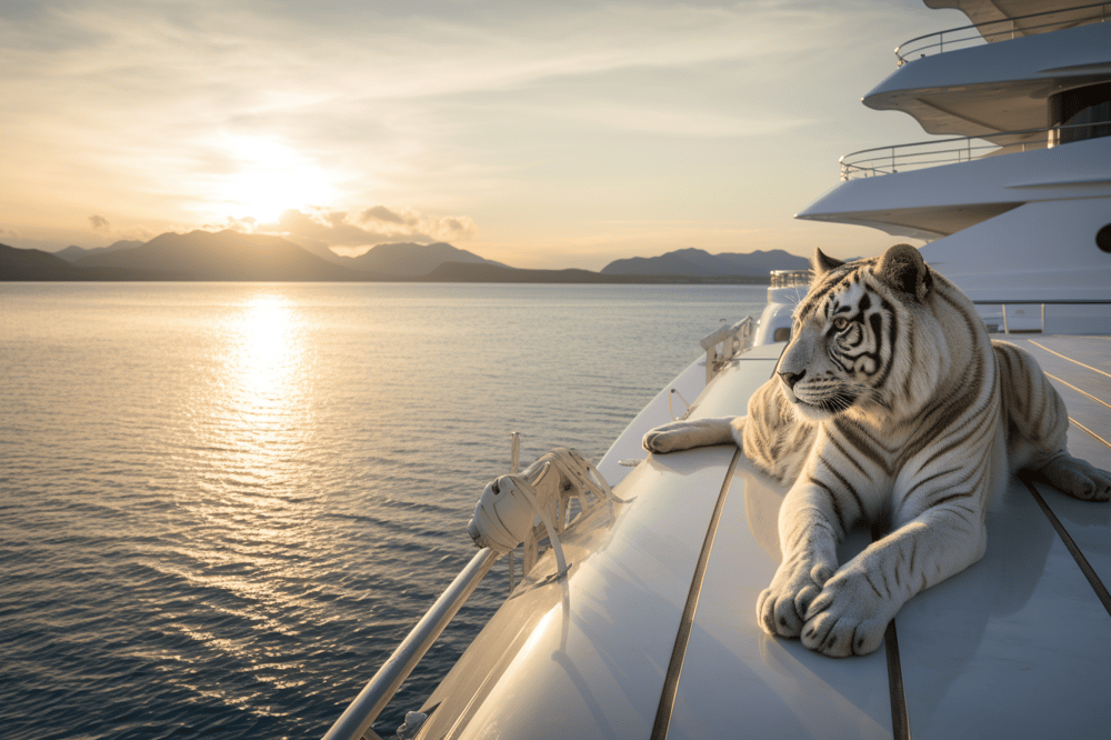A tiger on a yacht - image 1 - student project