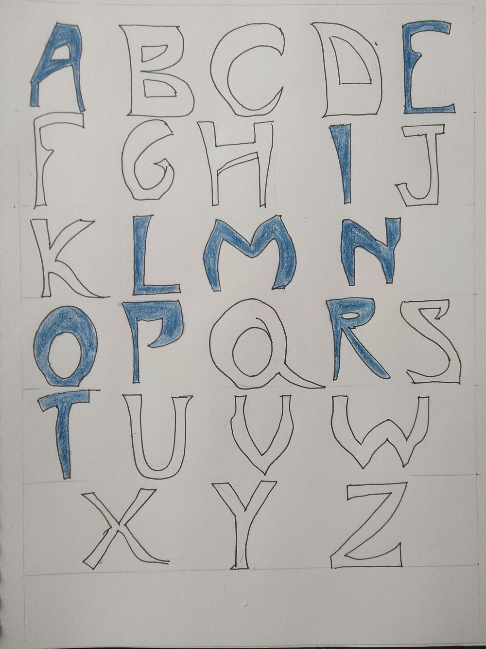 Lettering exercices - image 3 - student project