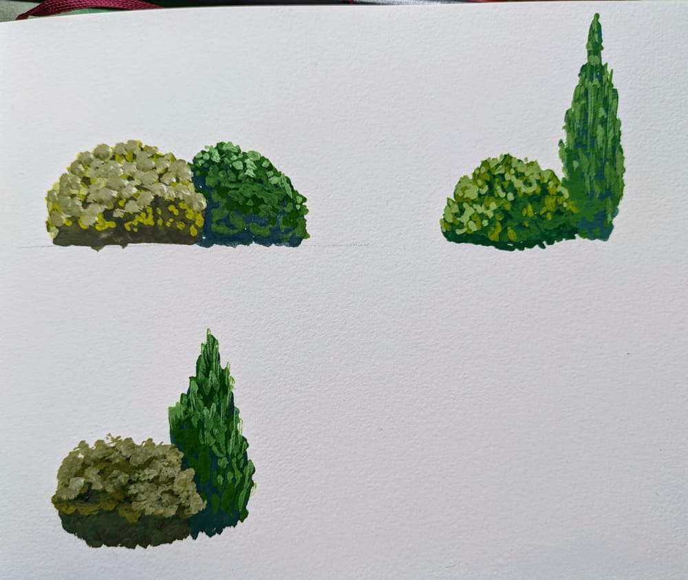 Erste Versuche mit Gouache - image 3 - student project