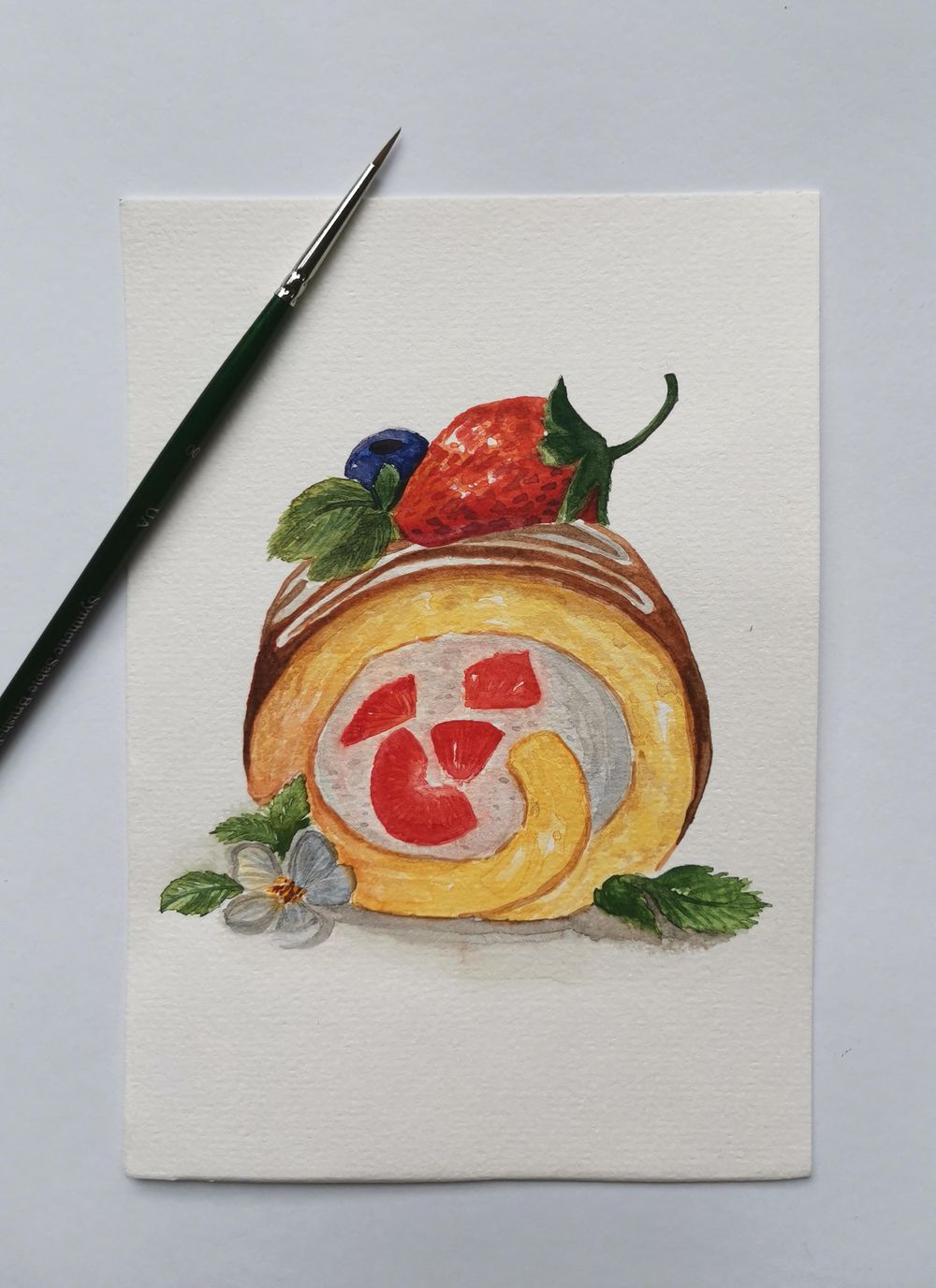 Strawberry dessert - image 1 - student project