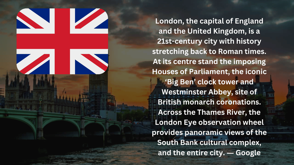 Explore London Landmarks - image 2 - student project