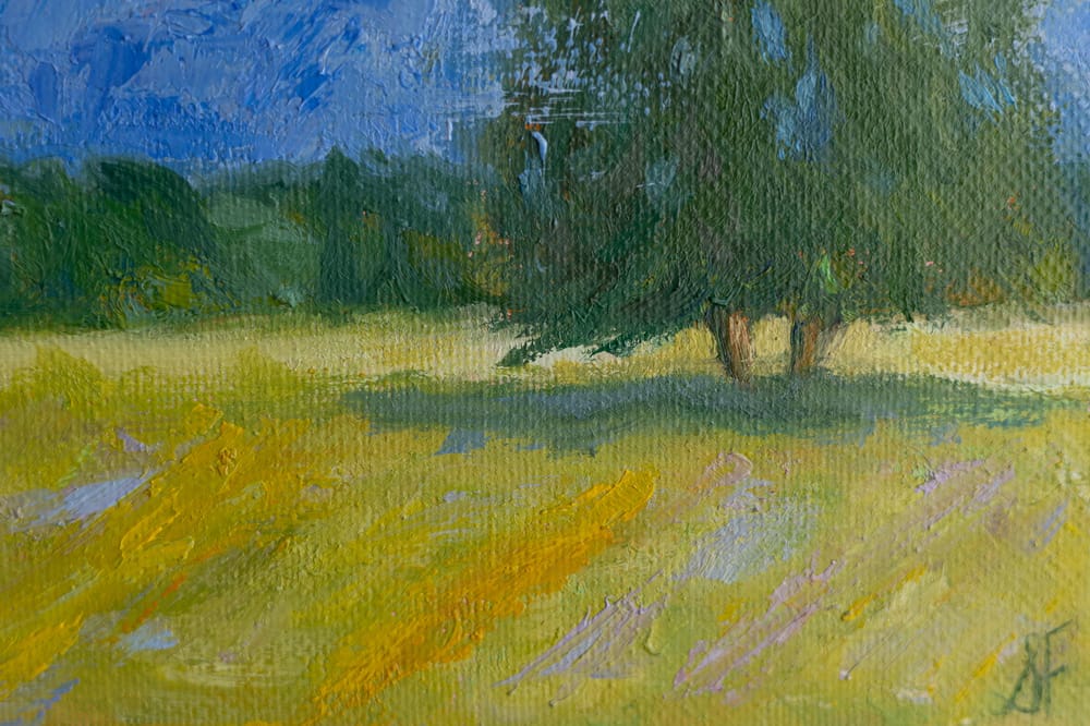 impressionist style landscape - image 2 - student project