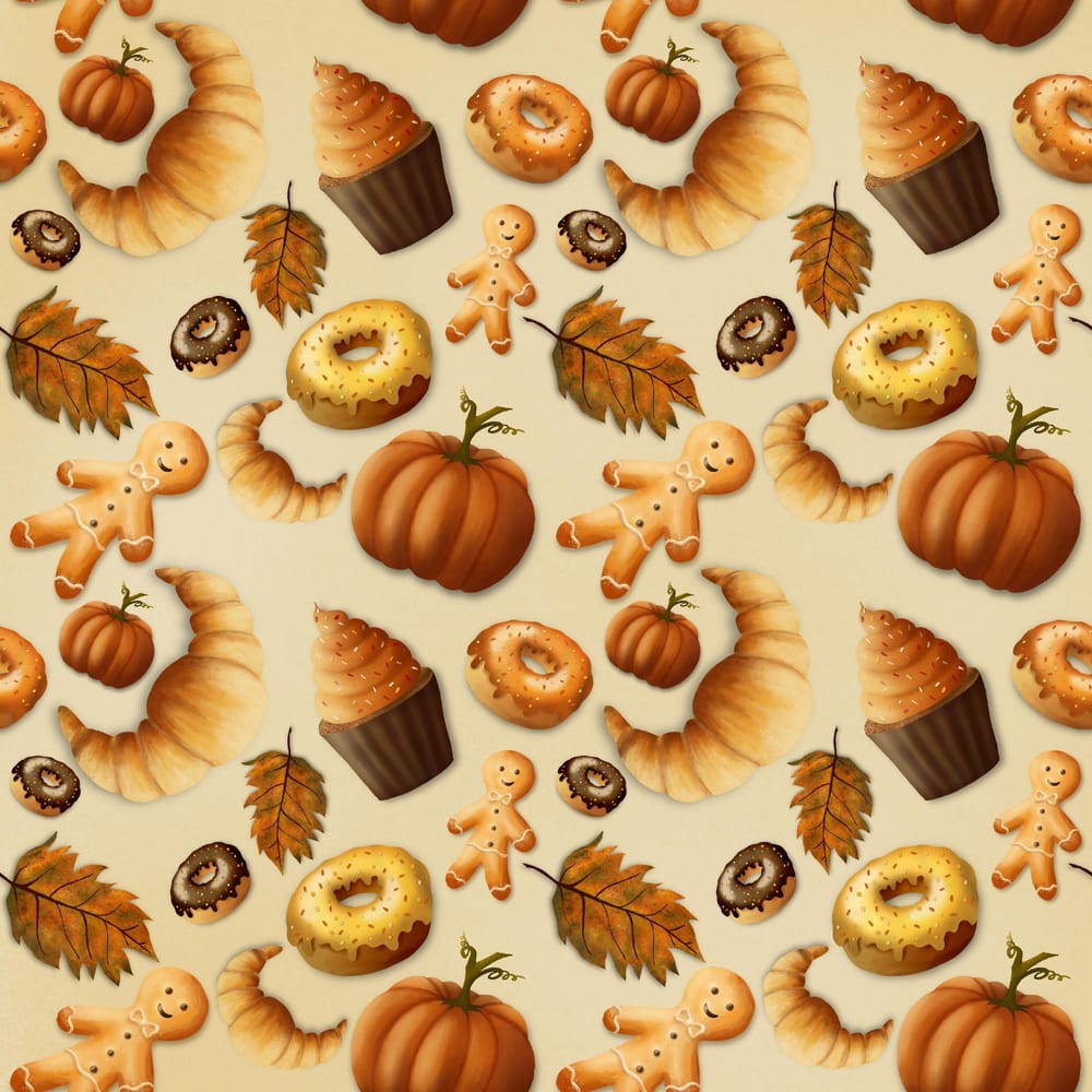 Autumn pattern - image 1 - student project