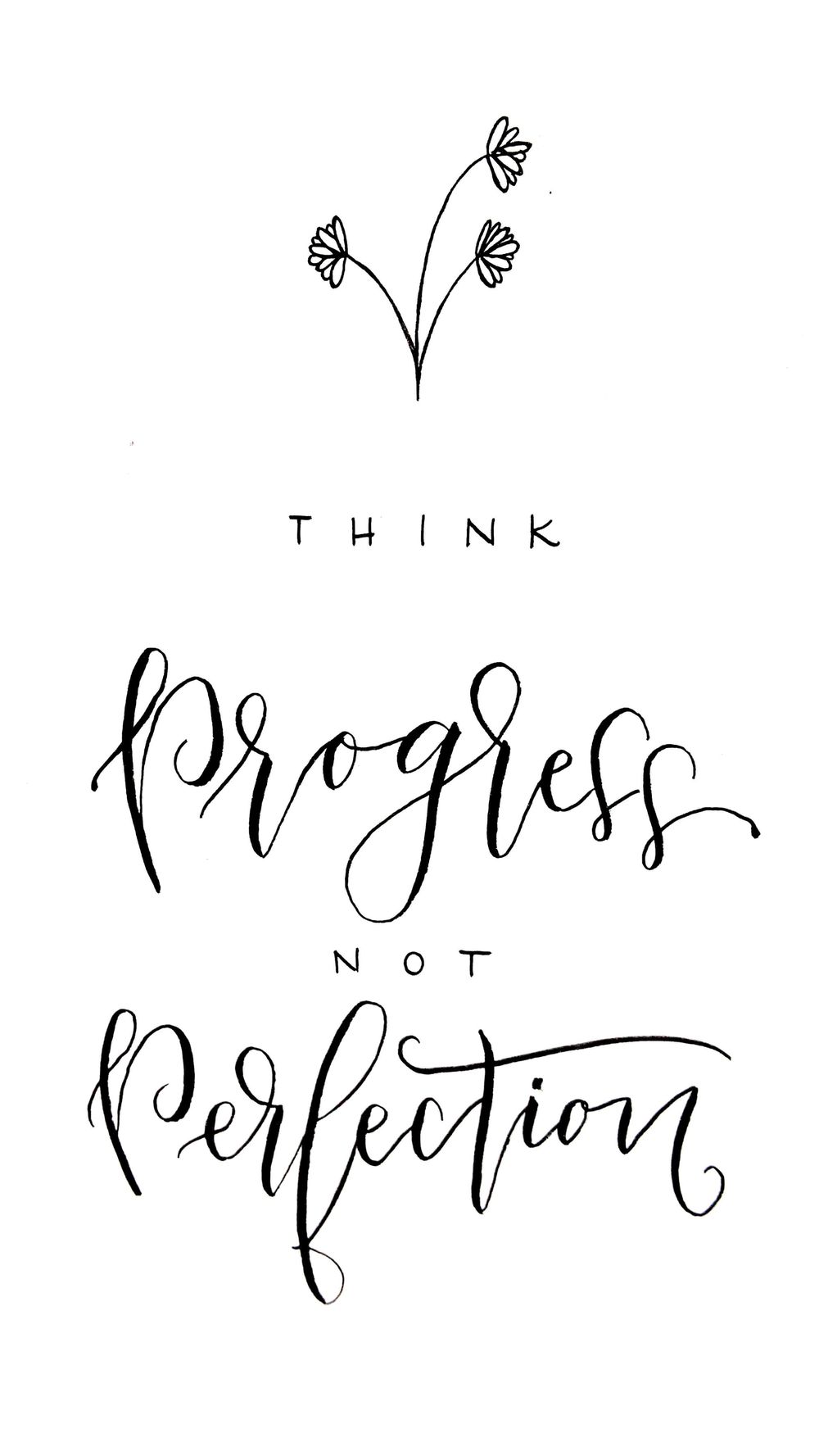 Think Progress Not Perfection - image 2 - student project