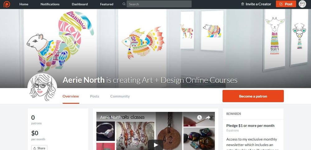 Love this class so much I joined Patreon immediately! - image 1 - student project