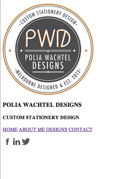 Polia Wachtel Designs - image 1 - student project
