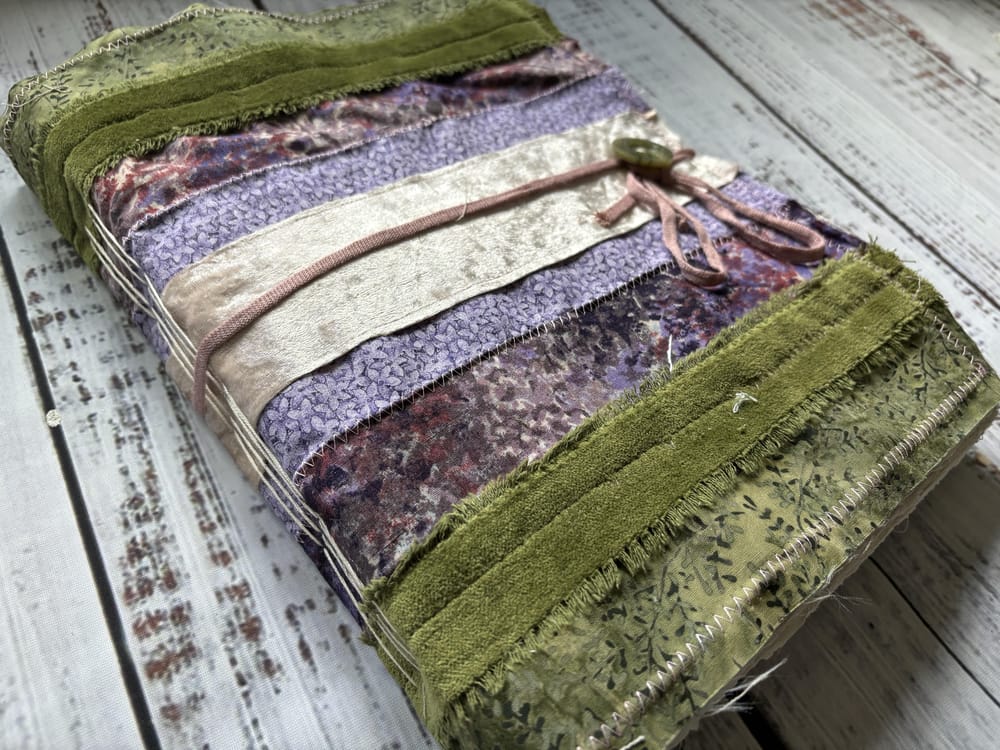 Fabric cover journal - image 1 - student project