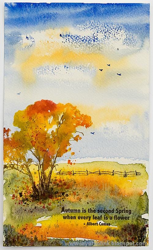 Sample project Versatile Watercolor Stamping - image 1 - student project