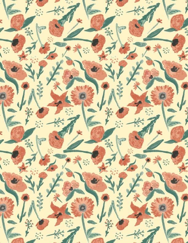 Watercolor pattern - image 2 - student project