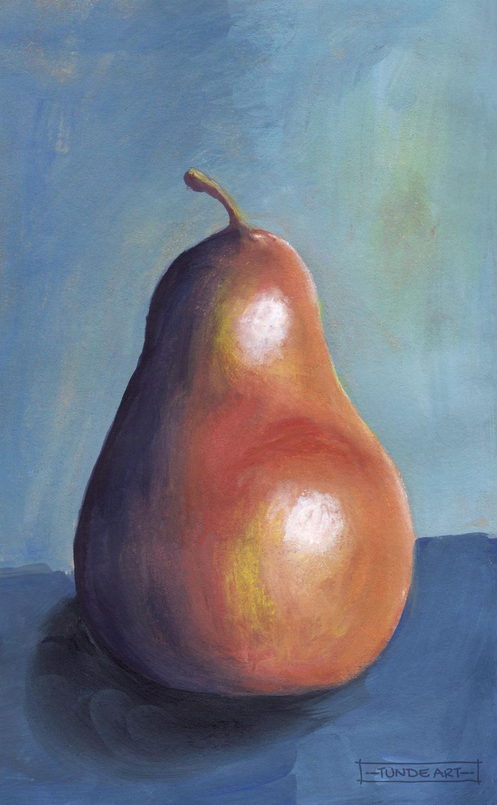 Pears with Gouache - image 2 - student project