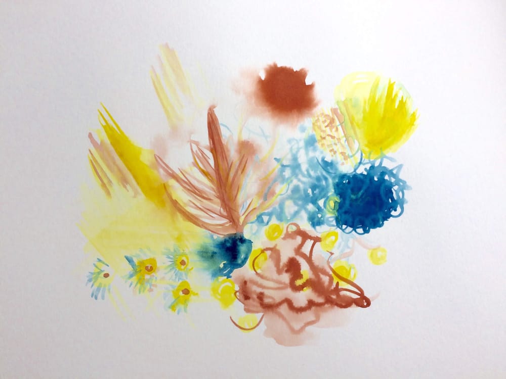 Abstract Watercolors - image 2 - student project