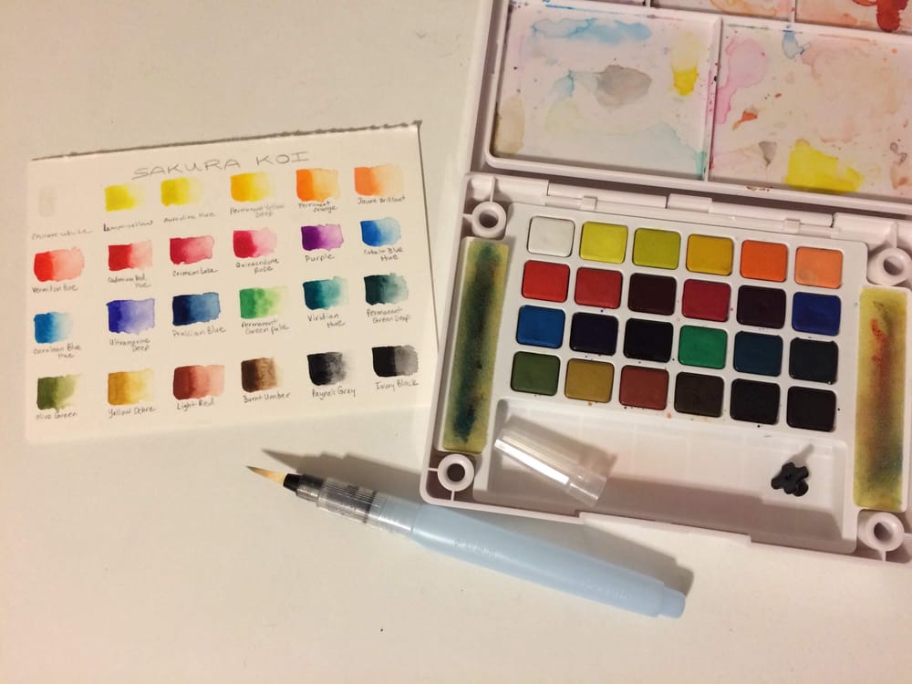 Abstract Watercolors - image 1 - student project