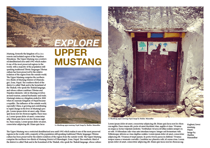 Explore Upper Mustang - image 2 - student project