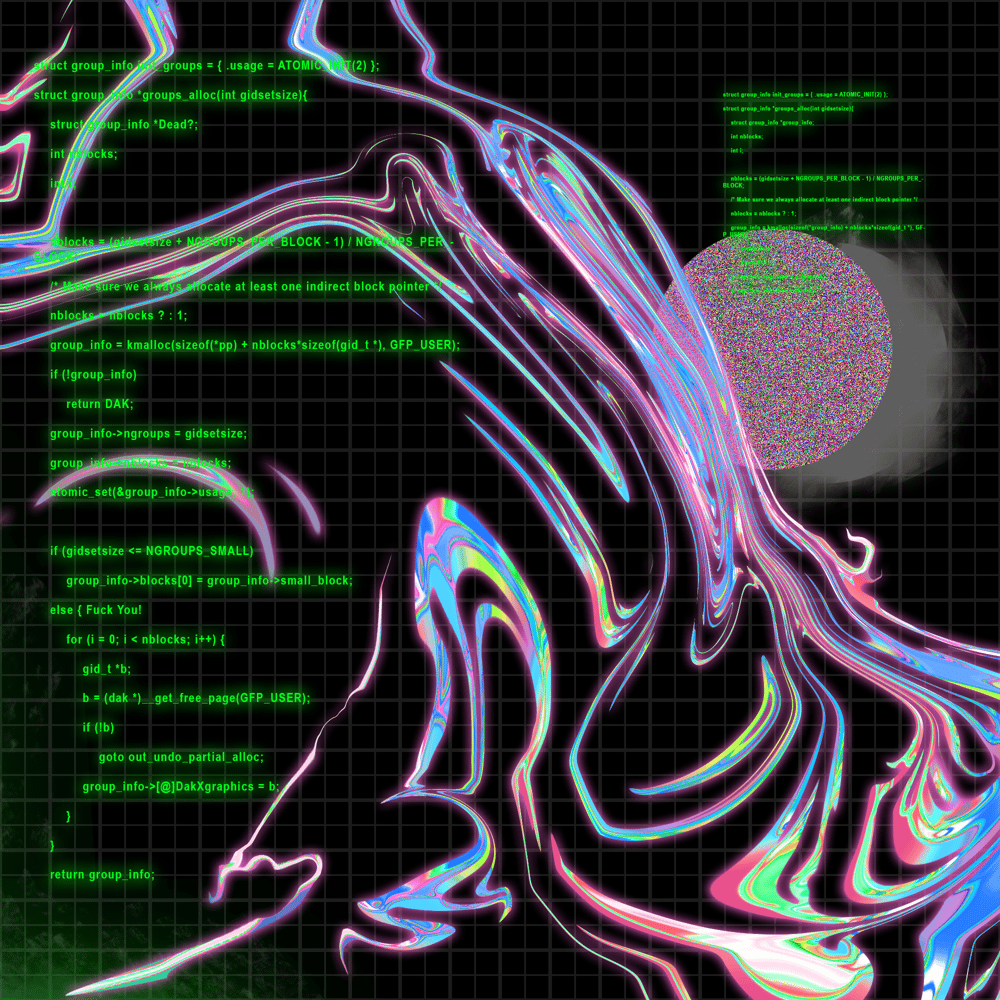 Retro Futuristic Abstract art | Skillshare Student Project