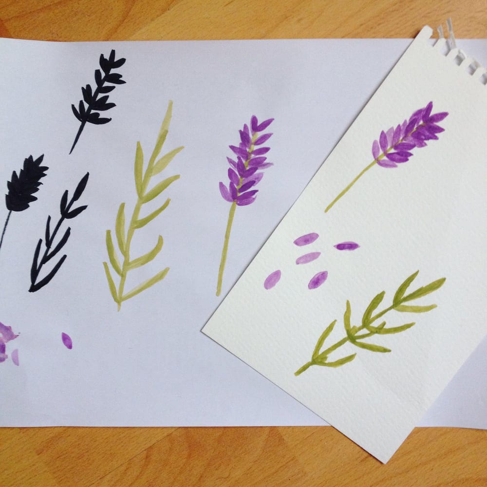 Lavender pattern - image 1 - student project