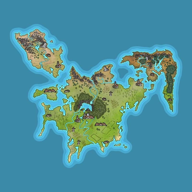 Map Drawing IV - Color and Shading | Skillshare Student Project