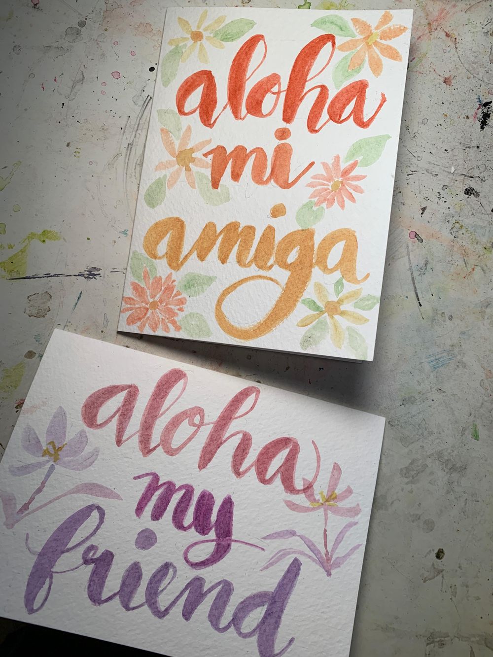 Two cards from Hawaii - image 1 - student project