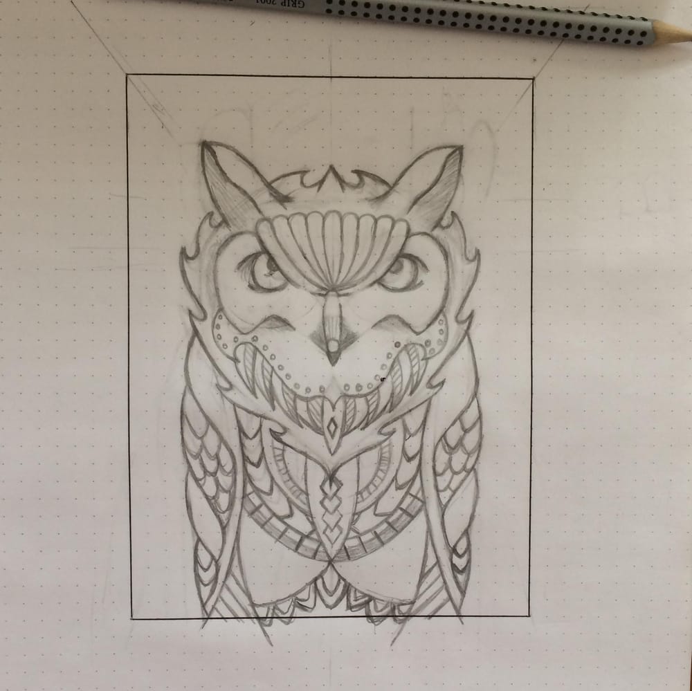 Horned Owl - image 5 - student project