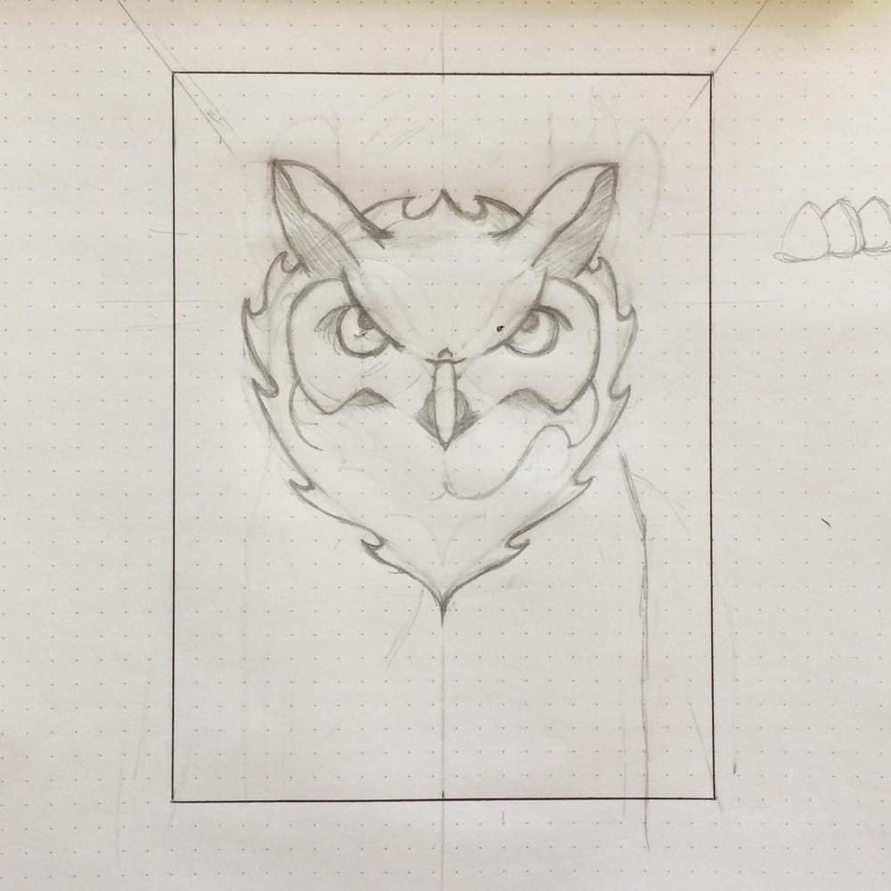 Horned Owl - image 2 - student project
