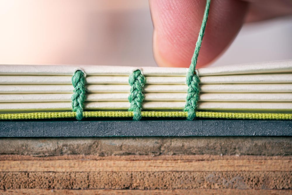 Making a Coptic Binding - image 3 - student project