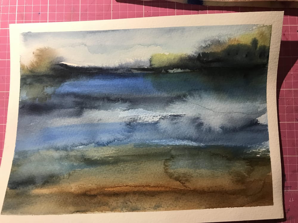Simple Abstract Landscape - image 3 - student project