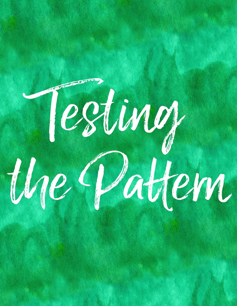Green Blob Pattern - image 6 - student project