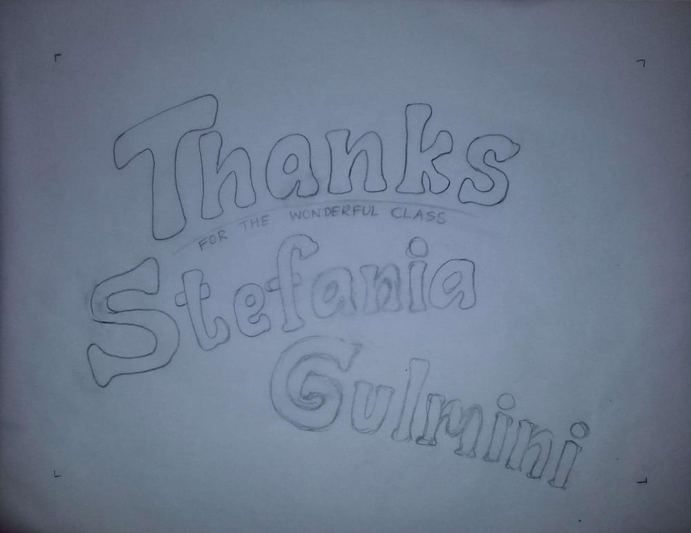 Lettering and Illustration with Watercolors - image 2 - student project