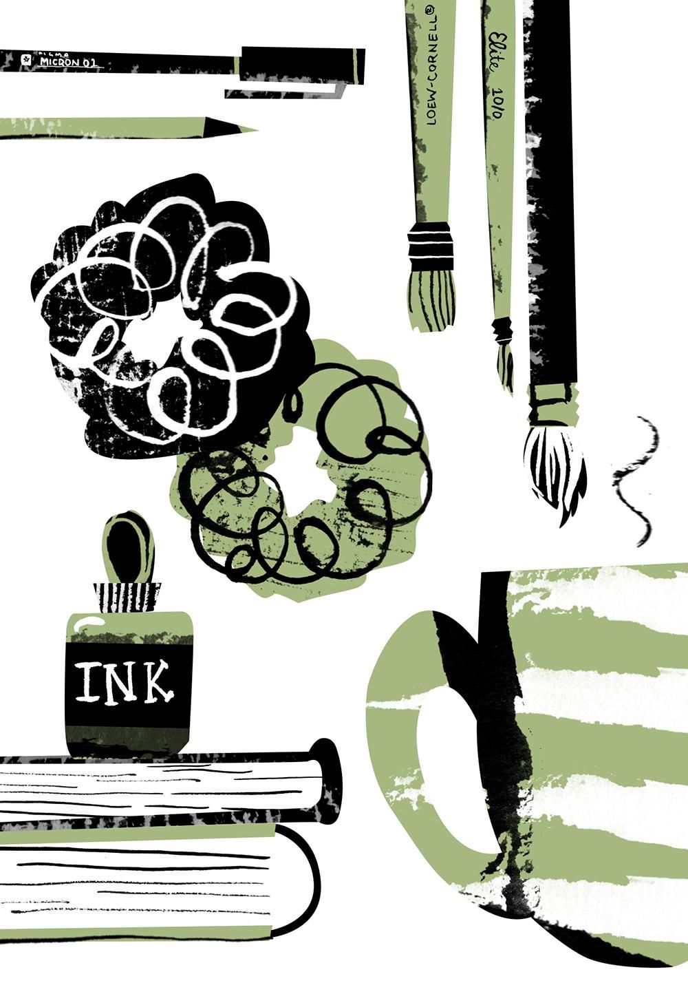 Art Supplies of the Scrunchie Queen! - image 2 - student project