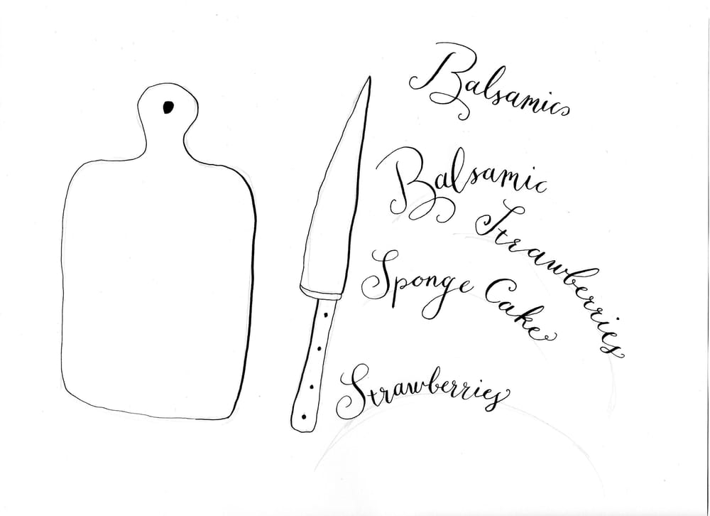 Balsamic Strawberry Sponge Cake - image 6 - student project