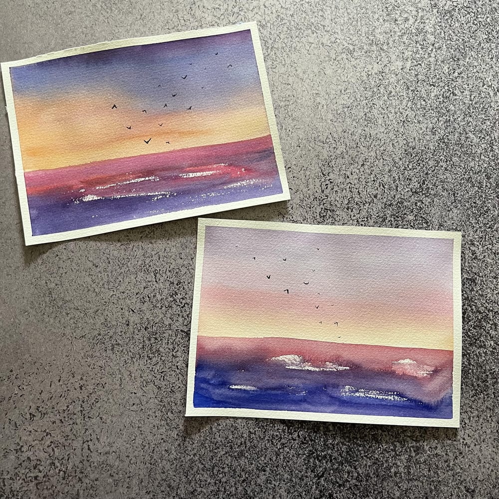 Soft watercolor sketches - image 4 - student project