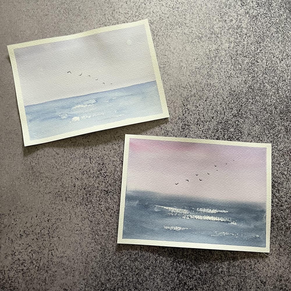 Soft watercolor sketches - image 3 - student project