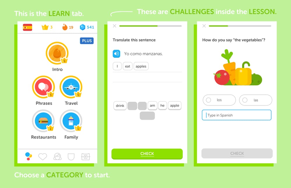 Duolingo - image 1 - student project