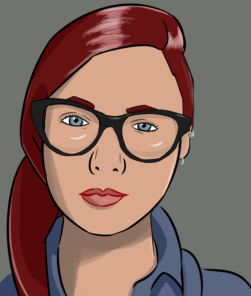 Trying to make a self caricature - image 2 - student project
