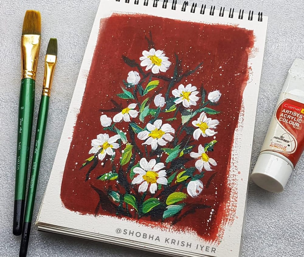 Expressive daisies - image 1 - student project