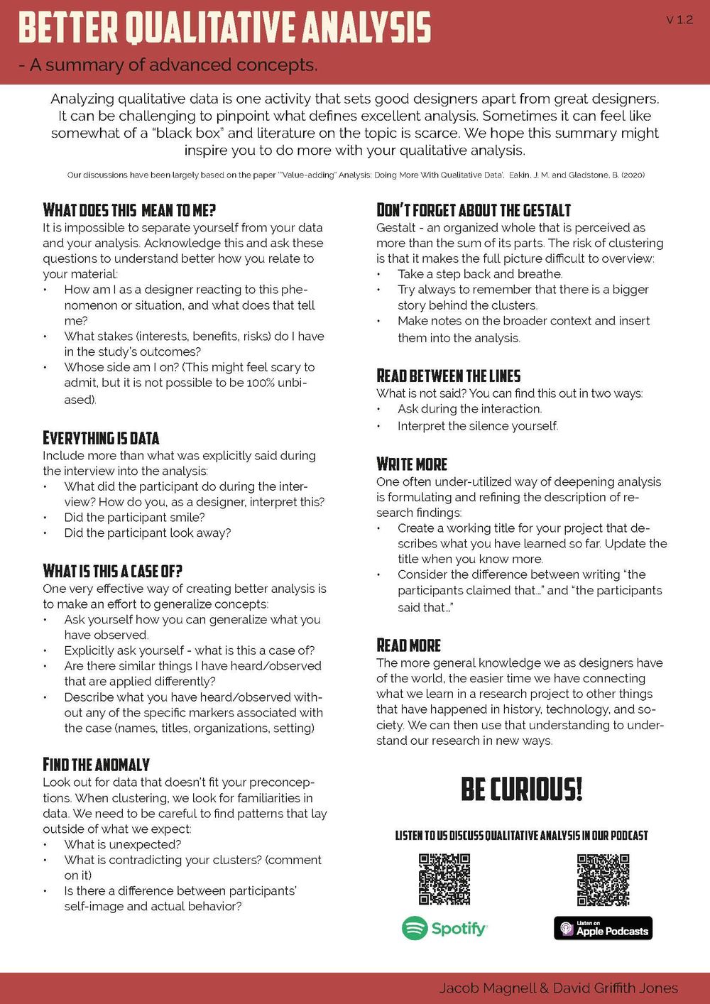 Qualitative analysis checklist - image 1 - student project