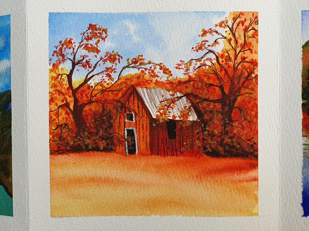 10 Days Art Holiday - Fall themed Travel Journal - image 3 - student project