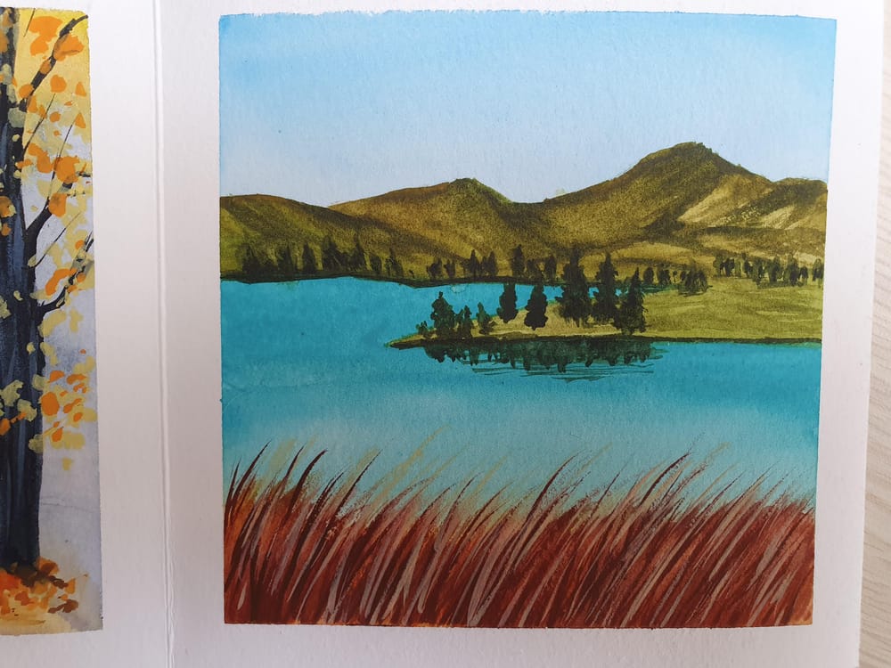 10 Days Art Holiday - Fall themed Travel Journal - image 10 - student project
