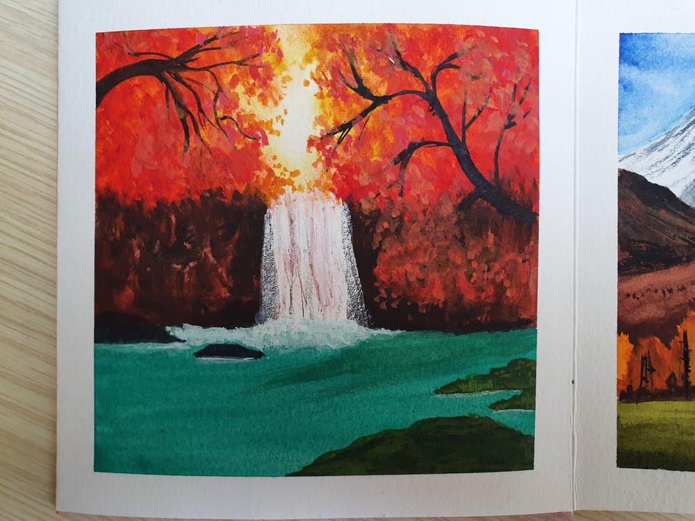 10 Days Art Holiday - Fall themed Travel Journal - image 7 - student project