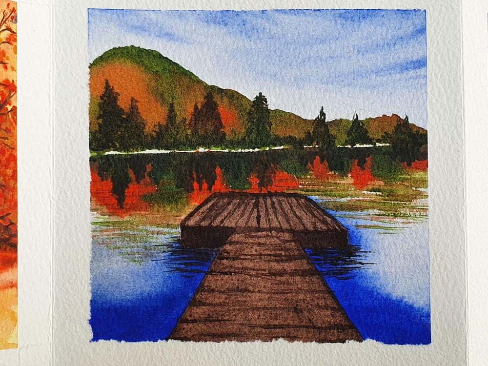 10 Days Art Holiday - Fall themed Travel Journal - image 4 - student project